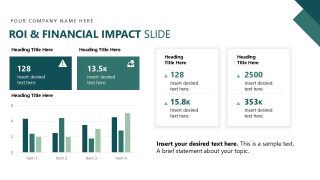 Data Visualizations Slide - Operational Excellence Template Layout 