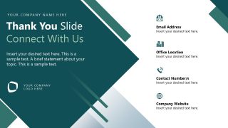 Connect with Us PPT Slide - Operational Excellence Template 