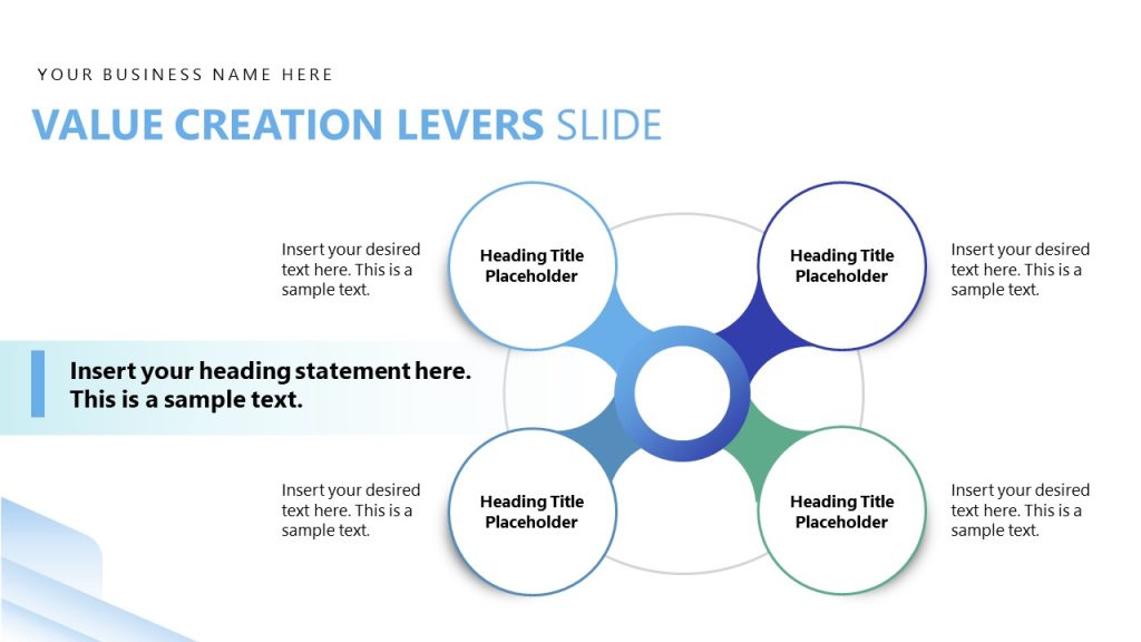 Value Levers Examples Value Creation Levers Diagram Slide - Business Process Outsourcing ...