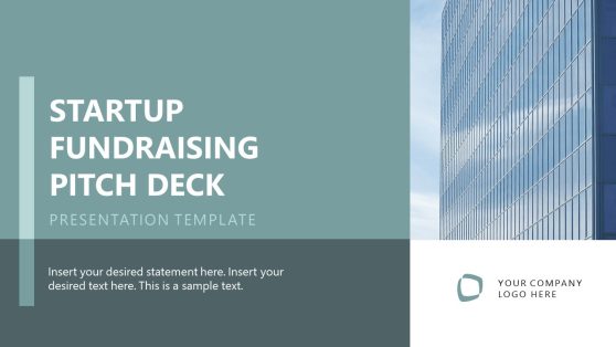 Startup Fundraising Pitch Deck for Presentation - Title Slide