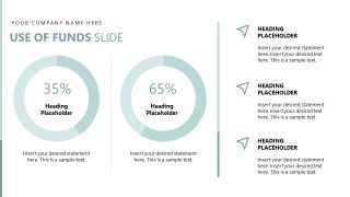 Use of Funds Slide for Startup Fundraising Slide Deck