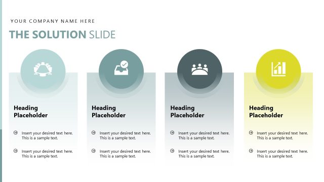 Solution Describing Slide – Fundraising Pitch Deck