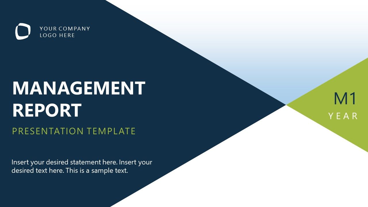 Management Report PowerPoint Template
