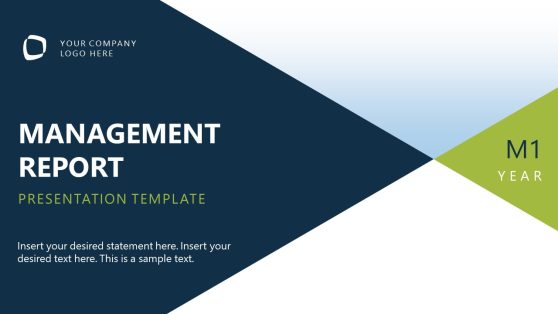 Editable Management Report PPT Template