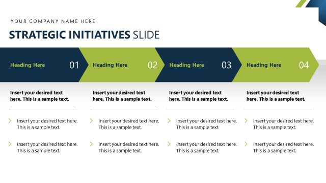 Strategic Initiatives Slide – Management Report PPT Presentation