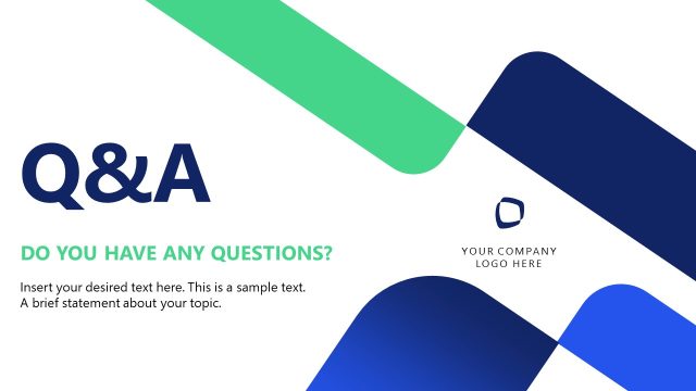 Q&A Slide – Corporate Tax Planning Template Slide