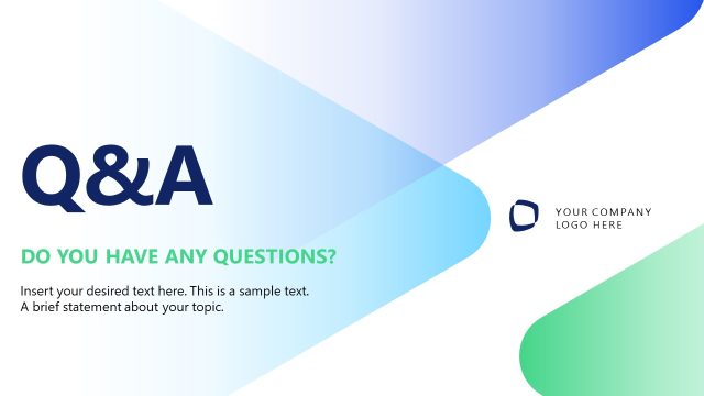 Q&A Slide – Annual Tax Planning Presentation Design