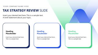 Annual Tax Planning Review Slide PPT Template 