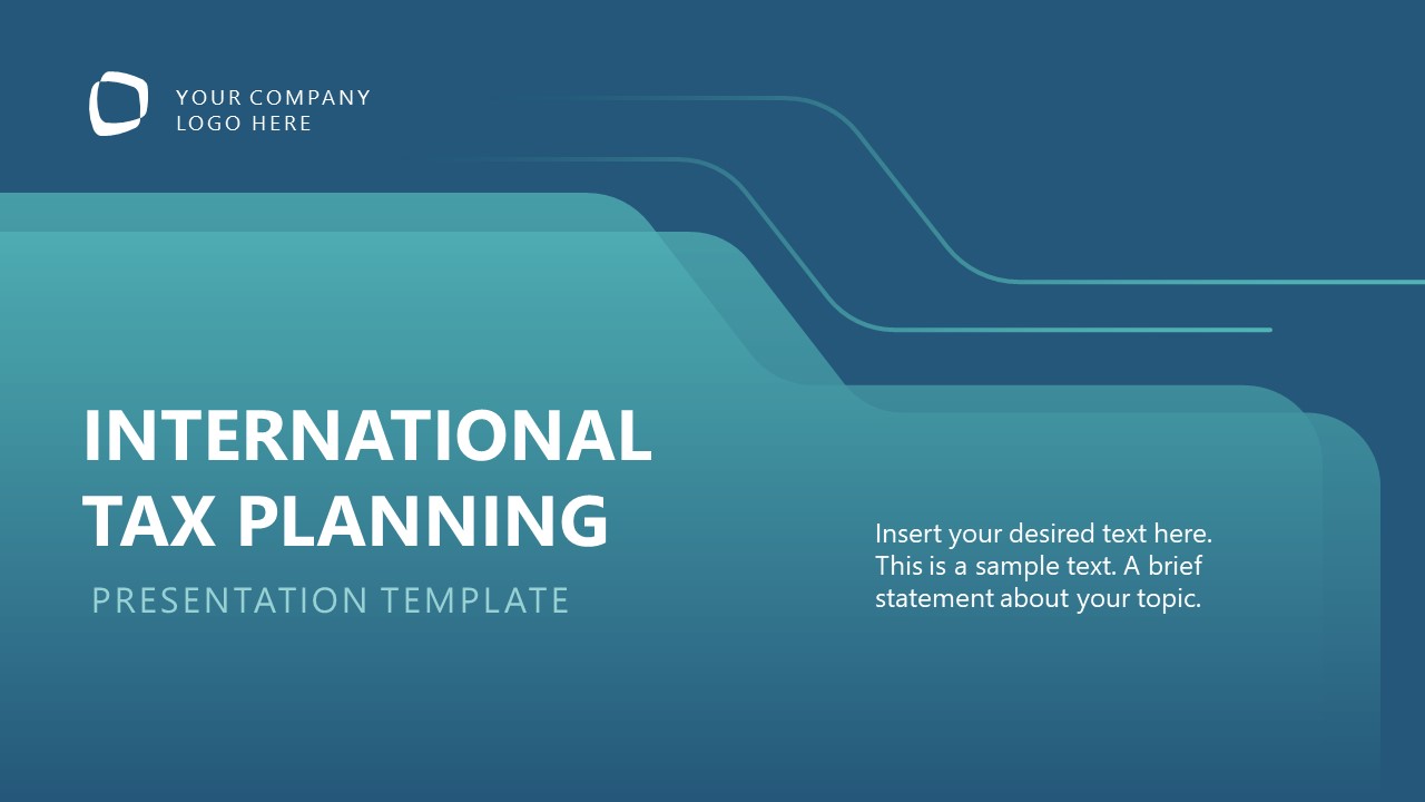 Editable International Tax Planning Template 