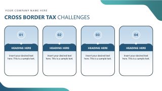 International Tax Planning Template Infographics Slide 