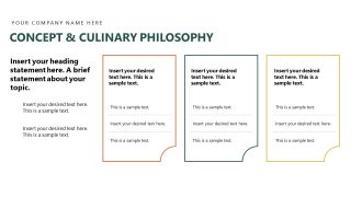 Restaurant Company Profile Template for Presentation 