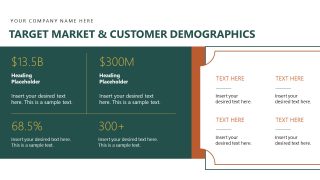 Multiple Segments Slide for Target Market Presentation 