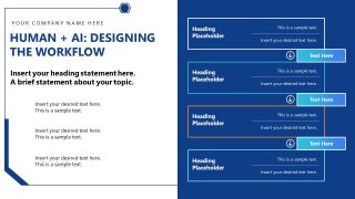 Customizable Corporate AI Training Template Layout 