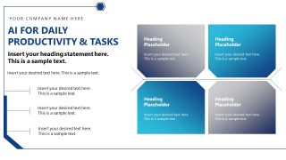 Engaging Corporate AI Training PowerPoint Layout 