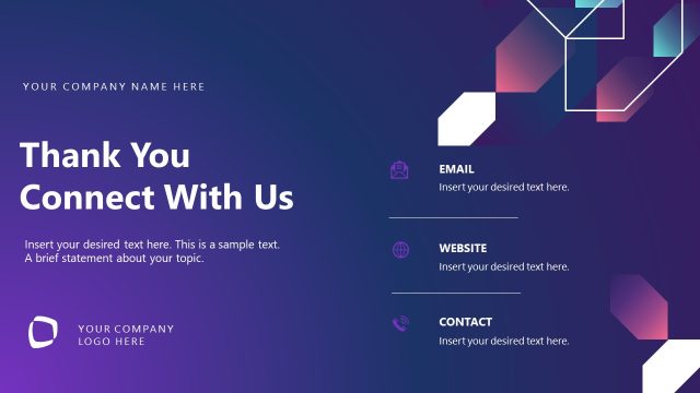 Thanks Slide – AI Business Plan Presentation Template