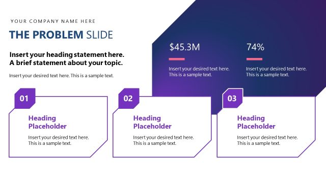 The Problem Discussion Slide – AI Business Plan Template