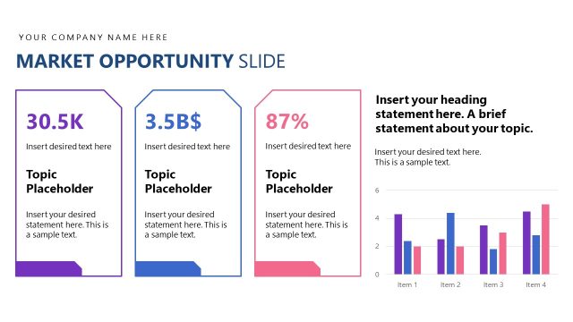 Editable Market Opportunity Presentation Slide – AI Business Plan Template