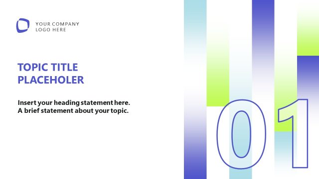 Chapter One Divider for Transformation Roadmap