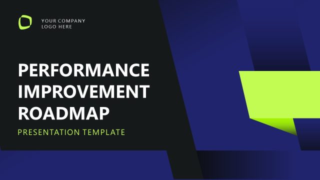 Performance Improvement Roadmap Presentation Template Cover