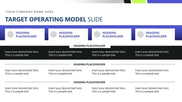 Target Operating Model for Performance Improvement