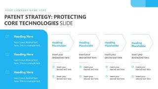 Intellectual Property Protection Layout for Business Presentation 