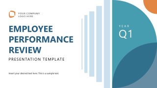 Editable Employee Performance Review PPT Template