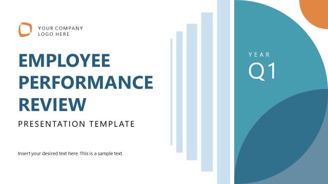 Employee Performance Review PPT Cover Slide