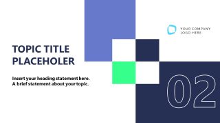 High-Stakes Pitch Deck with Placeholder Text 