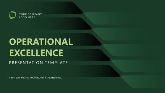 Cover Design - Operational Excellence PPT Template