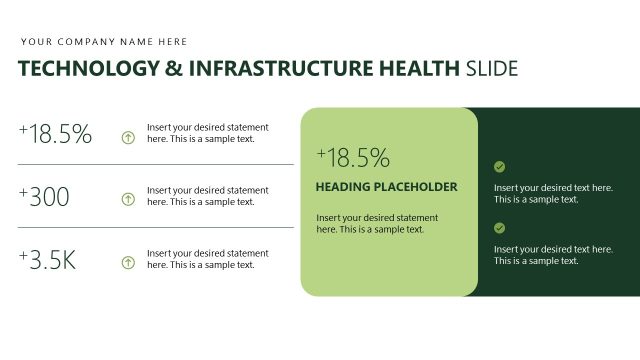 Technology and Infrastructure Health Monitoring Slide
