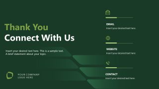 Contact Information - Operational Excellence PPT Template Layout