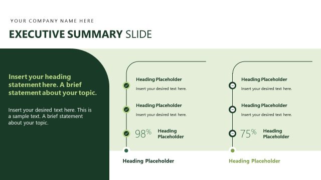 Executive Summary with Operational Performance Priorities Deck