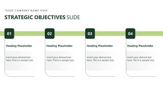 Strategic Objectives - Operational Excellence PowerPoint Layout