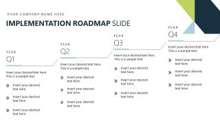 Implementation Roadmap - Business Case Studies Presentation Template