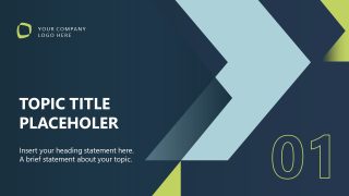Topic Title - Business Case Studies Presentation Layout