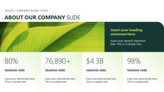 Company Overview - ESG Impact Report PPT Template