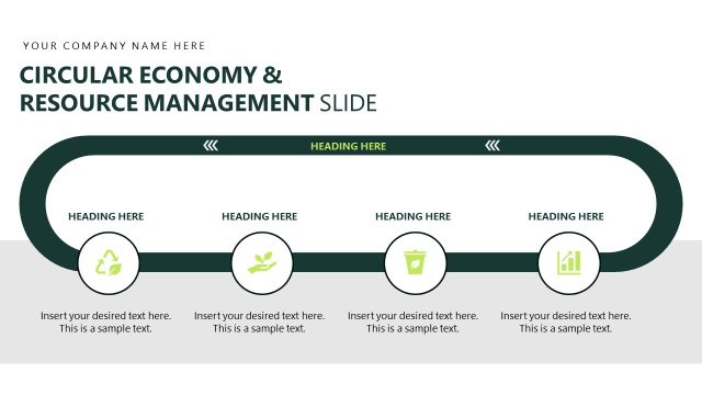 Circular Economy Resource Management Process Slide