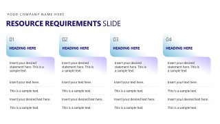 Resource Requirements - Corporate Innovation Lab PowerPoint Design