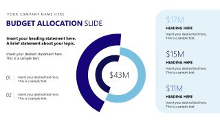 Budget Allocation - Corporate Innovation Lab PPT Template