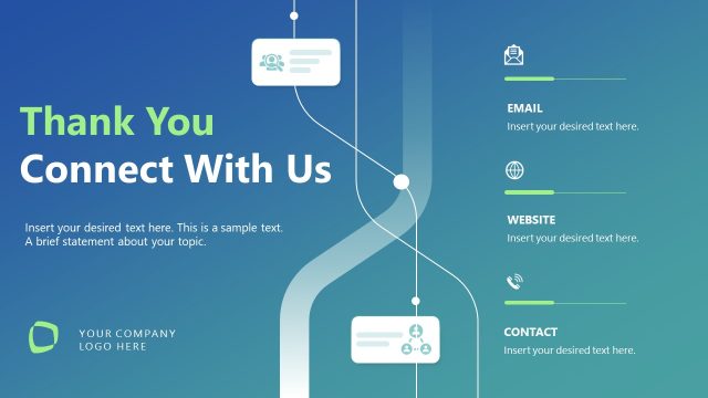 Thank You and Contact Information Slide – Evidence Based Insights Template