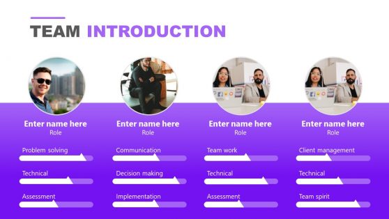 Presentation of Team and Skills in PowerPoint - SlideModel