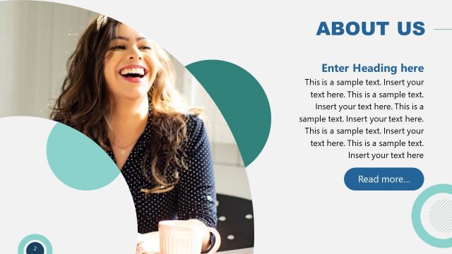 Elevator Pitch PowerPoint About Us Slide