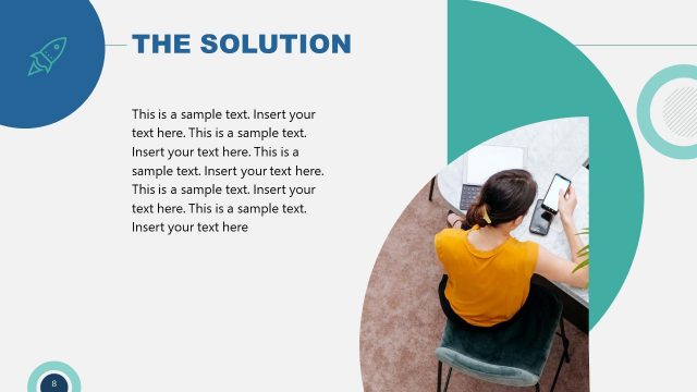 Elevator Pitch PowerPoint Solution Slide