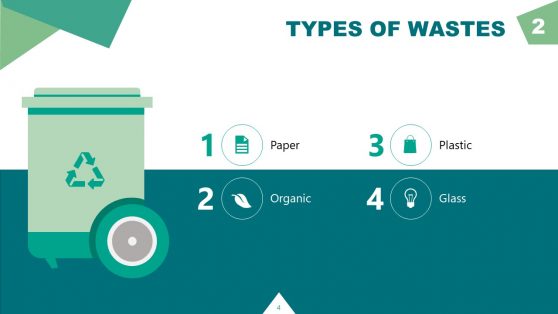 Waste Management Industry 4 Types Template