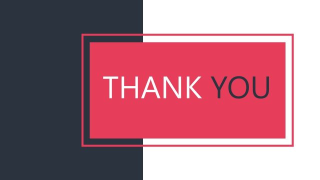 Hot Idea Thank You Slide Template