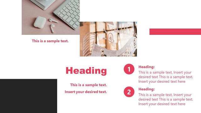 Flat PowerPoint Gallery Slide Template