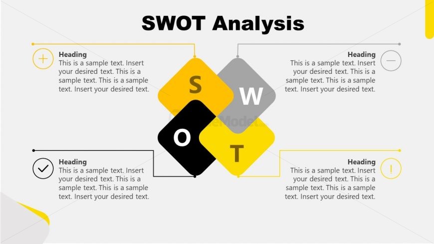 SWOT Analysis Slide for Brand Strategy Presentation 