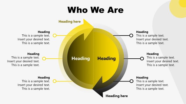 PowerPoint Brand Strategy Who We Are Template