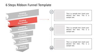 Funnel Chart Step 2 PowerPoint Diagram