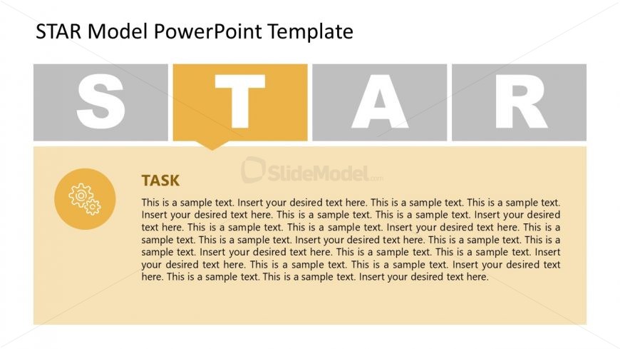 Task Slide of STAR Model Business PPT